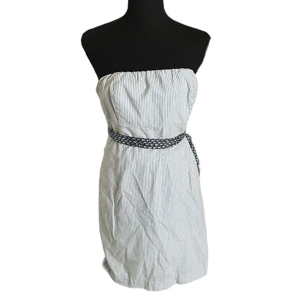 Vineyard Vines Kentucky Derby Sashay Carolyn Strapless Dress 2 Women’s Blue - Picture 2 of 4